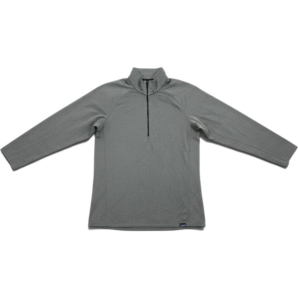 Patagonia‎ Mens Capilene Midweight Zip-Neck Forge Grey Polartec Baselayer Small
